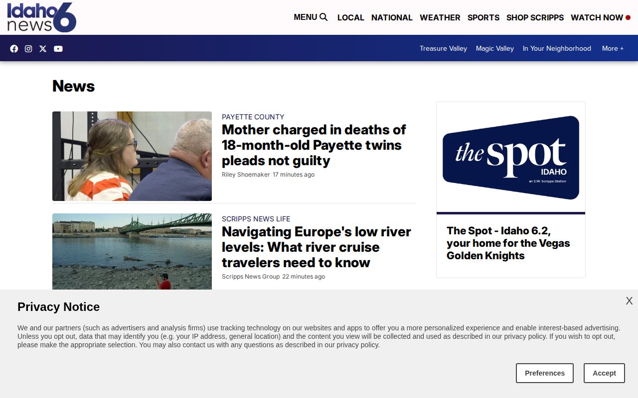 Ada County KIVI crime news outlet